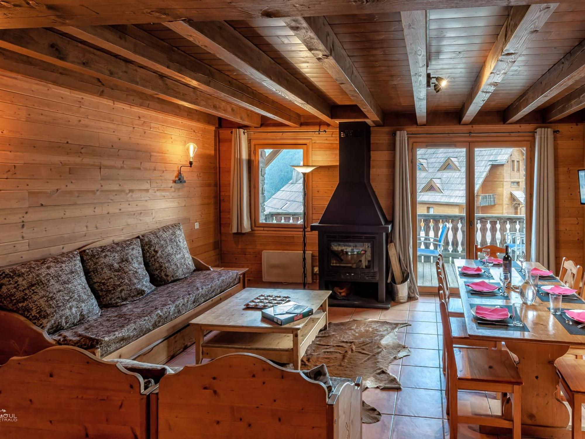 Chalet En Bois Avec 3 Chambres A Pra Loup - Fr-1-165A-47 Uvernet-Fours エクステリア 写真